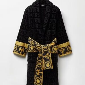 Versace Black and Gold Patterned Women's Jacket - brand new ! Never used.